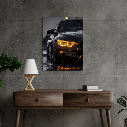 BMW M4 || NEON POSTER || 2FT X 1.5FT ||