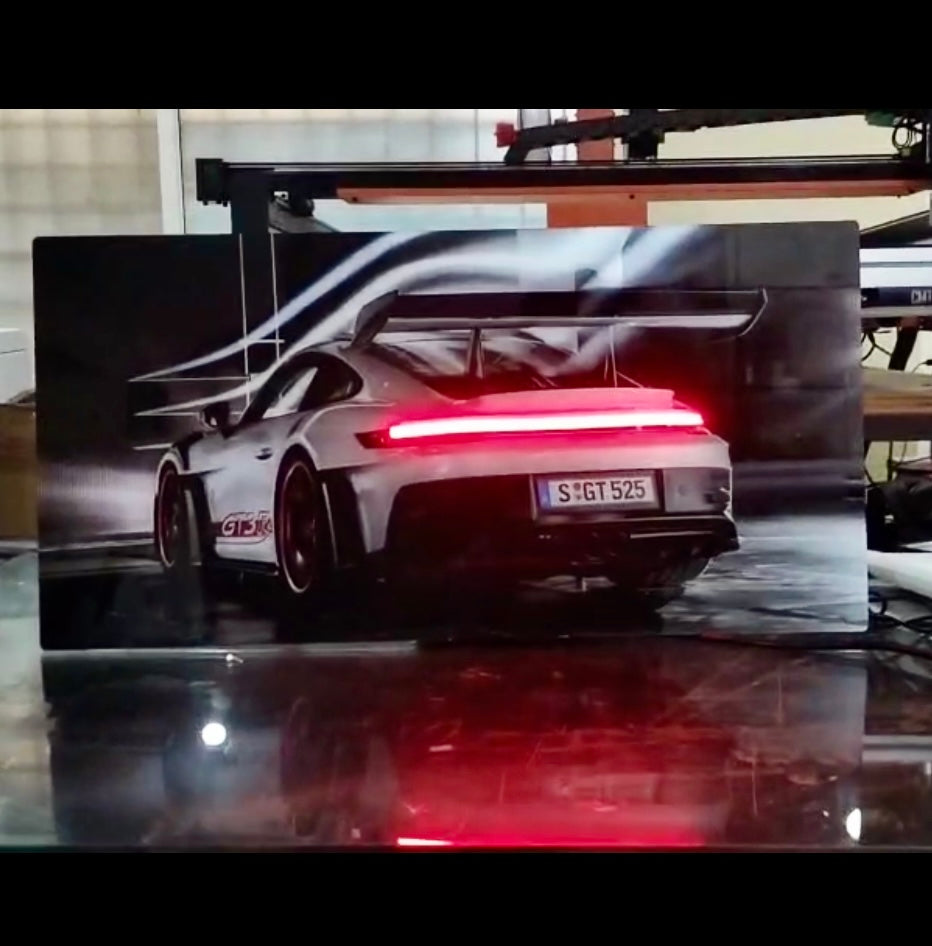 PORSCHE 911 GT3 RS | NEON POSTER |