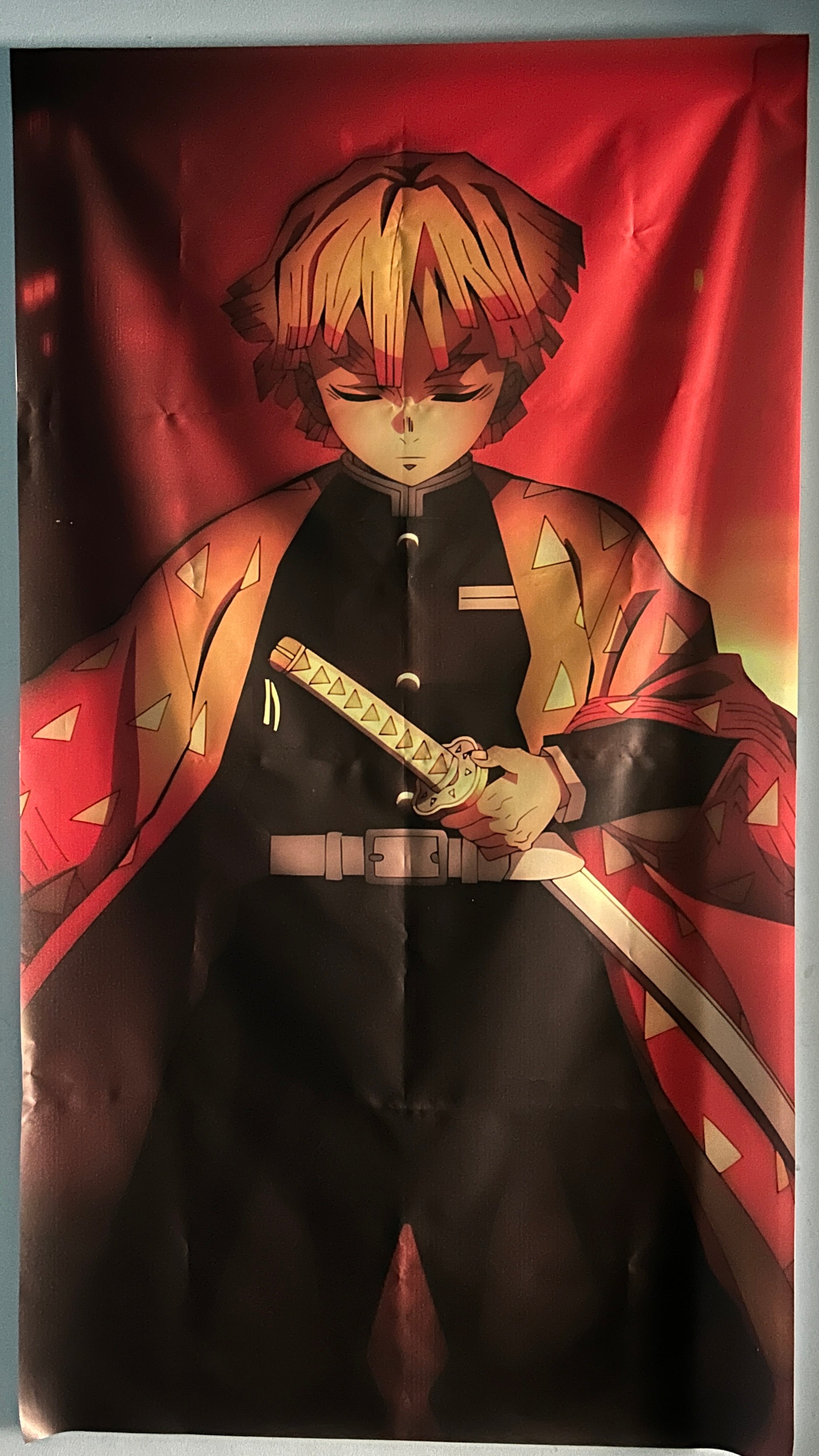 Zenitsu Agatsuma || Anime Tapestry || 2.5 x 4.5 ft || DEMON SLAYER
