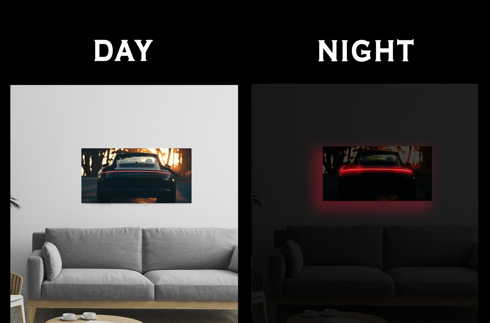PORSCHE 911 CARRERA | NEON POSTER |