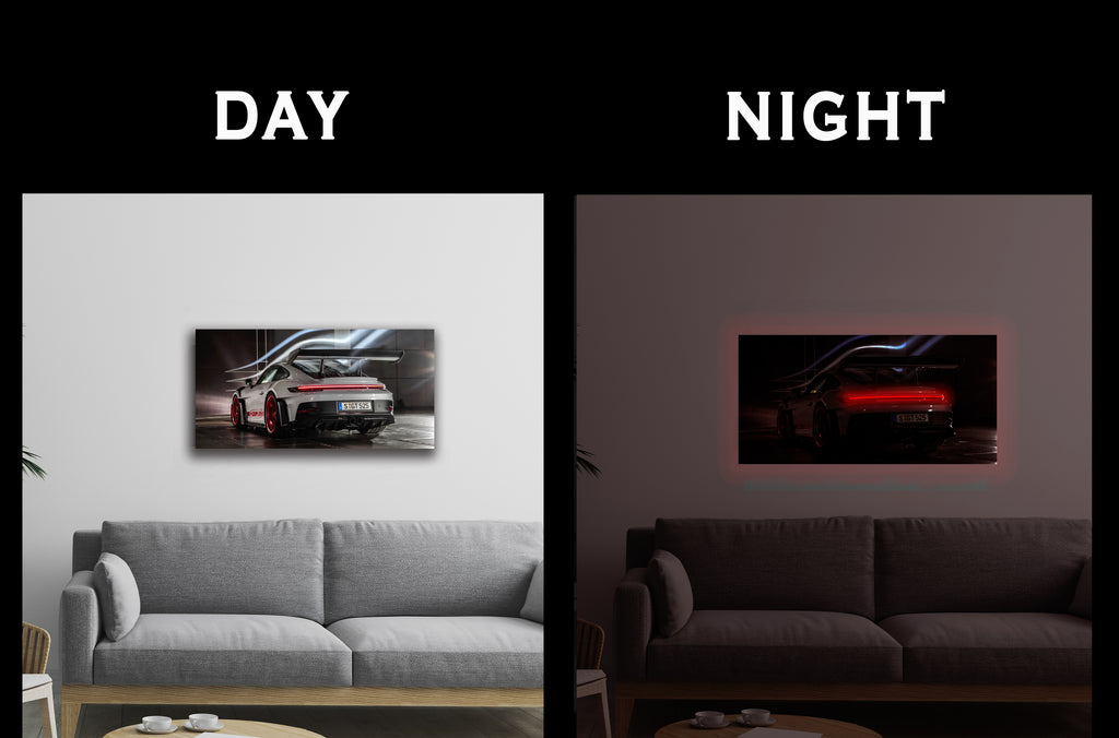 PORSCHE 911 GT3 RS | NEON POSTER |