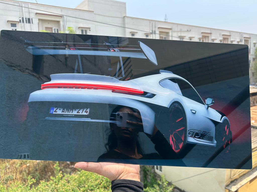 PORSCHE 911 GT3 RS | NEON POSTER | 2ft X 1ft