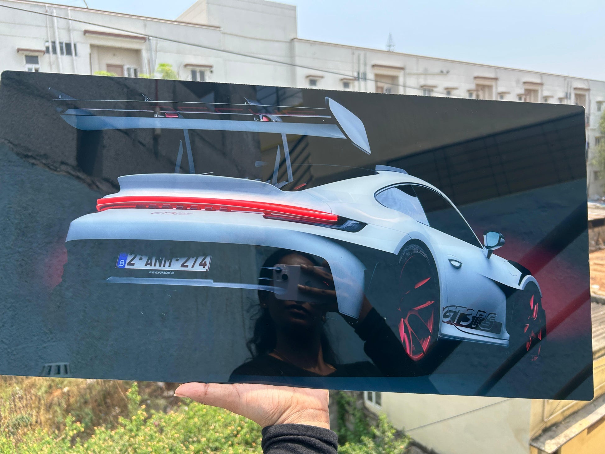 PORSCHE 911 GT3 RS | NEON POSTER | 2ft X 1ft