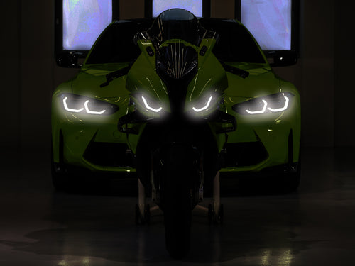 BMW CAR & BIKE | NEON POSTER | 2 FT X 1.5 FT