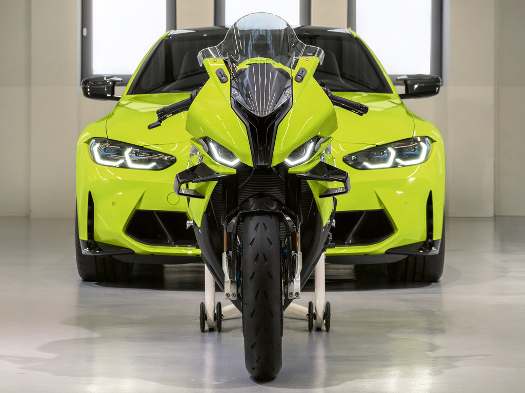 BMW CAR & BIKE | NEON POSTER | 2 FT X 1.5 FT