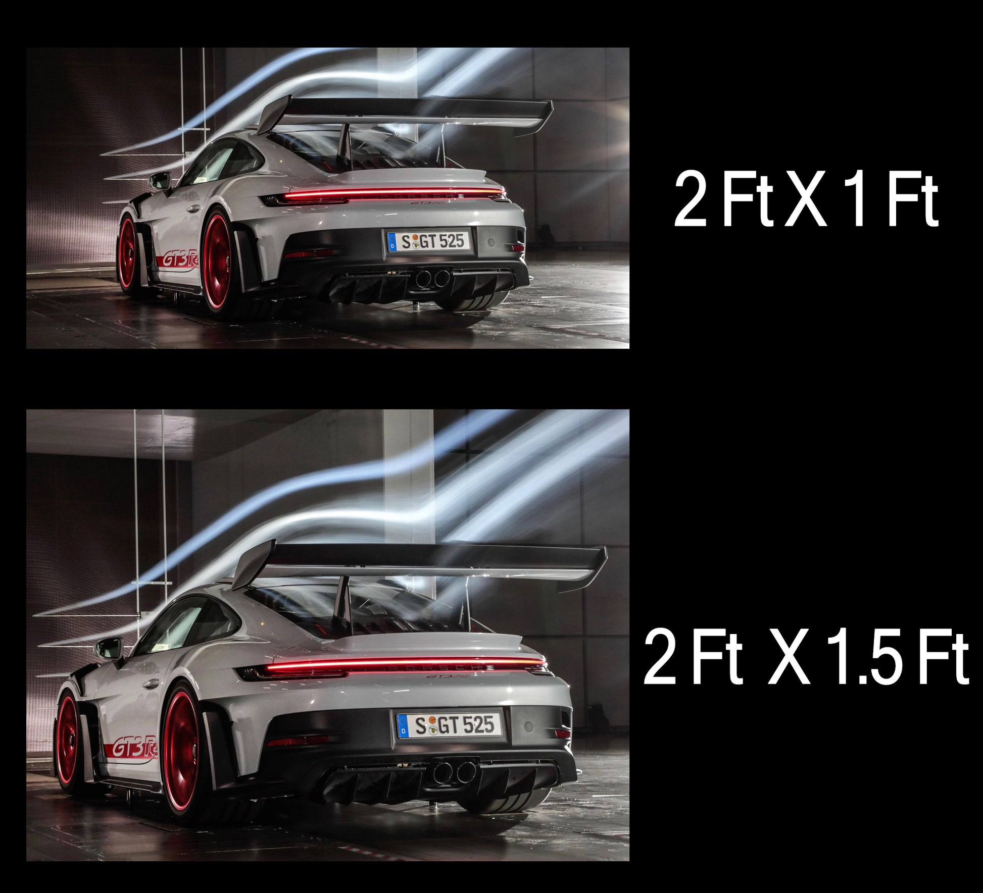 PORSCHE 911 GT3 RS | NEON POSTER |