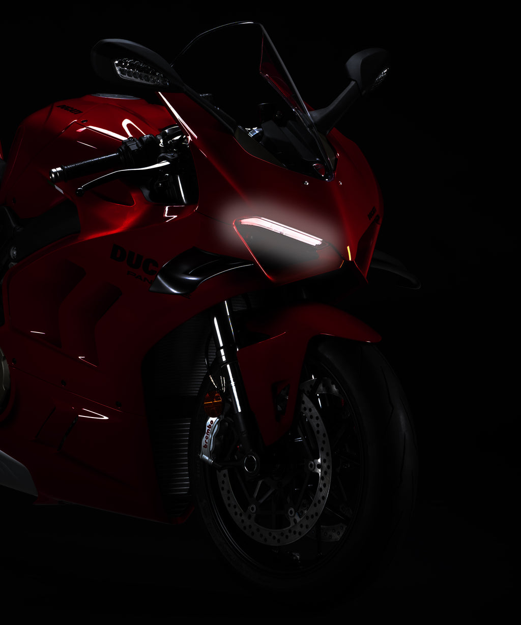 DUCATI PANIGALE V4 RED | NEON POSTER |