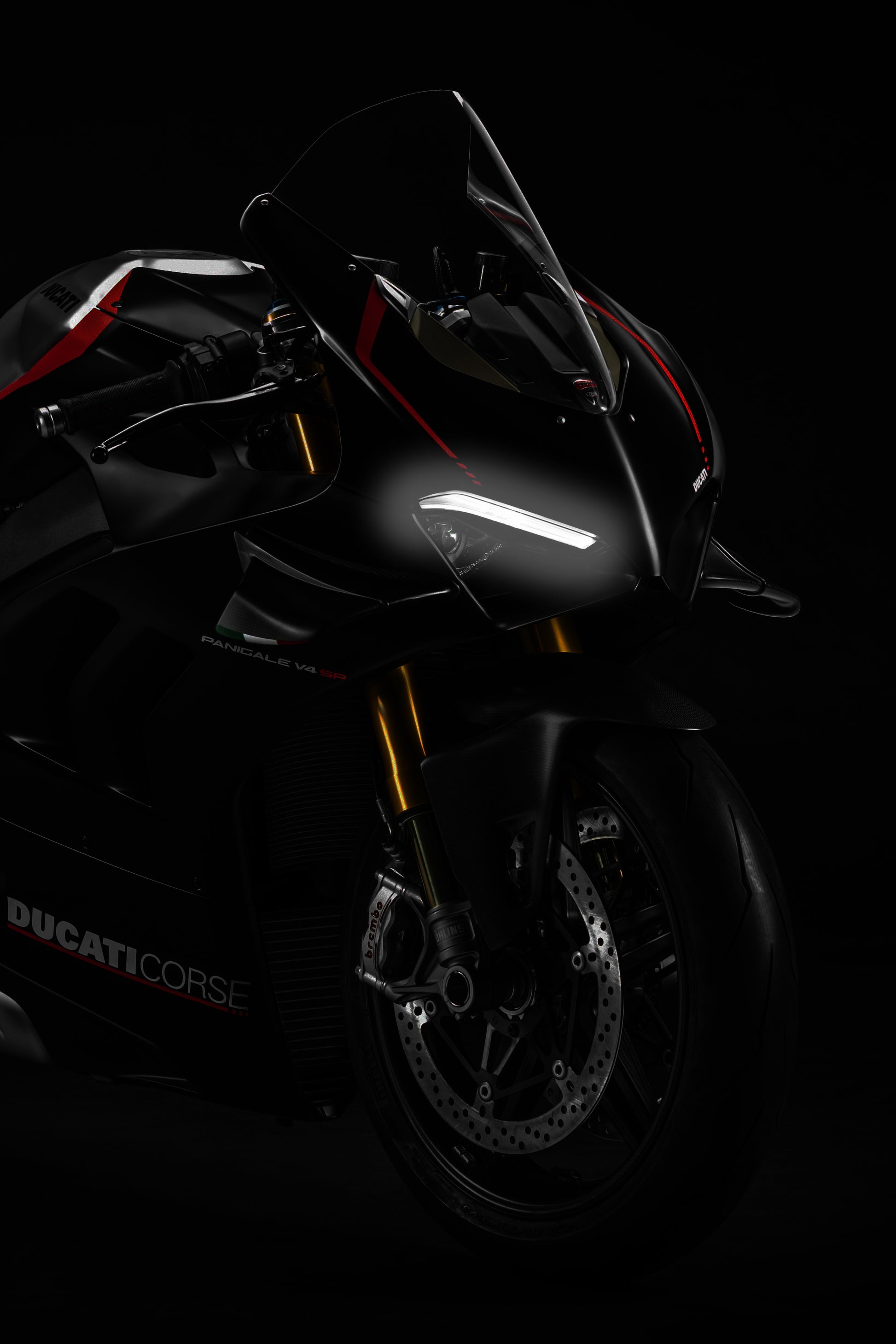 DUCATI PANIGALE V4 SP BLACK | NEON POSTER |